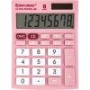 Бухгалтерский калькулятор BRAUBERG Ultra Pastel-08-PK 250514 (розовый)