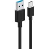 Кабель Celebrat CB-09 Type-C (1 м, черный)