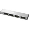 USB-хаб Ritmix CR-2407 (серебристый)
