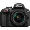 Зеркальный фотоаппарат Nikon D3400 Kit AF-S 18-55mm VR II (черный)