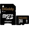 Карта памяти DiGoldy microSDHC (Class 10) 8GB + адаптер [DG008GCSDHC10-AD]