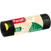 Пакеты для мусора Paclan Eco Line с тесьмой 60 л (15 шт, черный)
