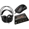 Мышь с ковриком + наушники SteelSeries eSport Champions Gaming Gear Collection [66006]