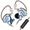 Наушники KZ Acoustics ZS10 Pro (с микрофоном, блики синего)
