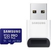 Карта памяти Samsung PRO Plus microSDXC 128GB (с кардридером)