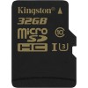 Карта памяти Kingston Gold microSDHC UHS-I (Class 3) U3 32GB [SDCG/32GBSP]