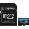 Карта памяти Kingston Canvas Go! Plus microSDXC 512GB (с адаптером)