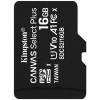 Карта памяти Kingston Canvas Select Plus microSDHC 16GB