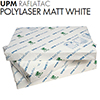 Самоклеящаяся пленка UPM Raflatac Polylaser Matt White, SRA3, 75 г/м2, белая матовая (white matt), односторонняя, для лазерной и офсетной печати, (M23382)